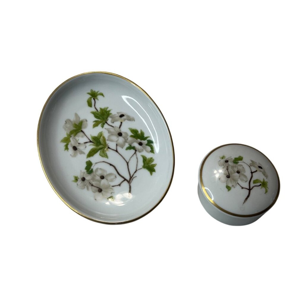 Vintage G. Loates Porcelain Trinket Set
